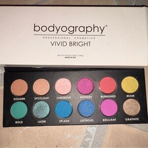 Bodyography Vivid Bright Eyeshadow Palette - Multicolor